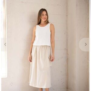 Red Coral Gauze Sleeveless Tank